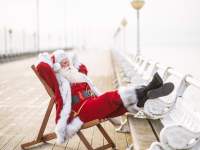 Santa on The English Riviera, The Cleveland Bed and Breakfast, Torquay, Devon