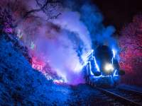 Train of Lights on The English Riviera, The Cleveland Bed and Breakfast, Torquay, Devon